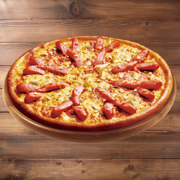 ガーリックウインナーピザ